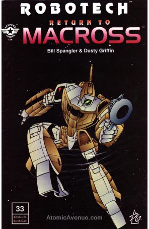 Robotech: Return to Macross 33 published by Academy with cover art by Dusty Griffin