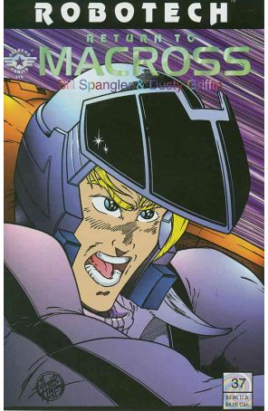 Robotech: Return to Macross 37 published by Academy with cover art by Dusty Griffin