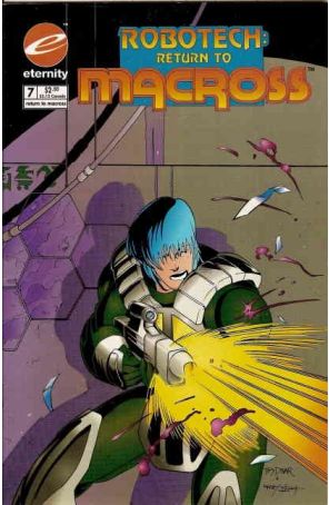 Robotech: Return to Macross 7 published by Eternity with cover art by Larry Welch