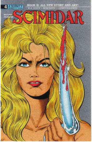 Scimidar Book II 4 published by Eternity with cover art by Jim Valentino