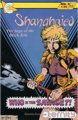 Shanghaied: The Saga of the Black Kite 3 published by Eternity with cover art by Topper Helmers
