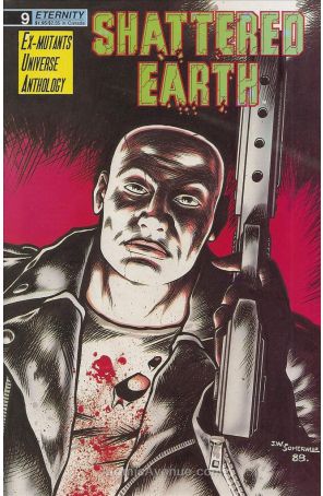 Shattered Earth 9 published by Eternity with cover art by Jim Somerville