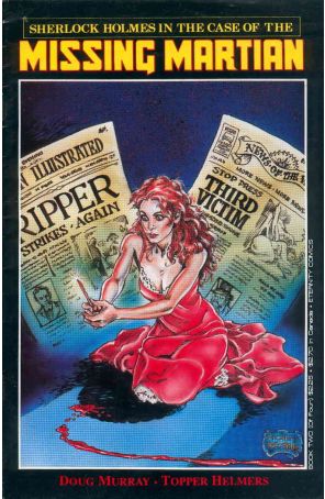 Sherlock Holmes in the Case of the Missing Martian 2 published by Eternity with cover art by Iain McCaig