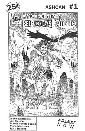 Dangerous Times 1 Ashcan published by Evolution with cover art by Michael W. Kaluta