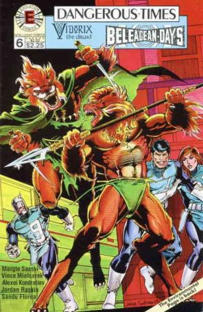 Dangerous Times 6 published by Evolution with cover art by Javier Saltares