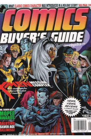 Comics Buyer's Guide 1637 published by F&W with cover art by Tom Raney