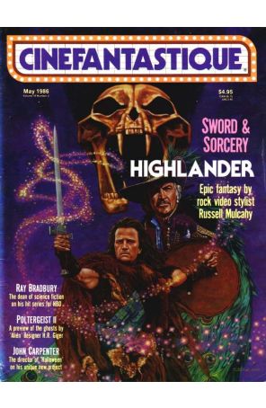 Cinefantastique (vol. 16) 2 published by FSC with cover art by Roger Stine