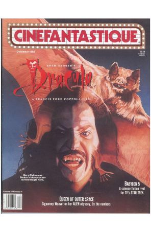 Cinefantastique (vol. 23) 4 published by FSC with cover art by David Voigt