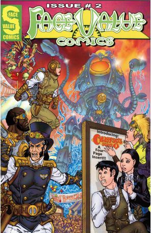 Face Value Comics 2 published by Face Value with cover art by Sky