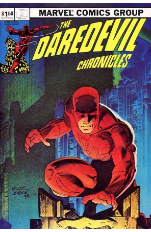 The Daredevil Chronicles 1 published by FantaCo with cover art by Frank Miller