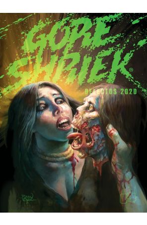 Gore Shriek Delectus 2020A-HC published by FantaCo with cover art by Brian LeBlanc