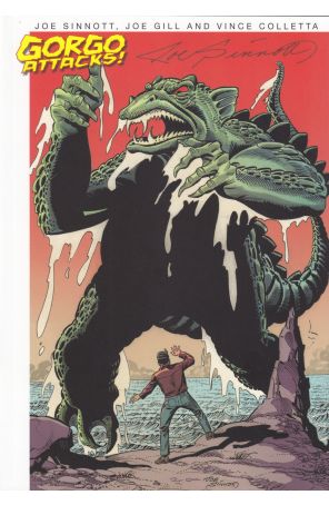 Gorgo Attacks TPB 1A published by FantaCo with cover art by Joe Sinnott