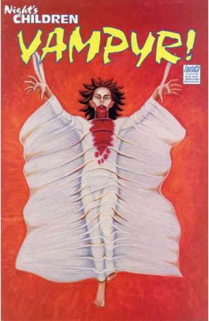 Night's Children: Vampyr! 1 published by FantaCo with cover art by Wendy Snow-Lang