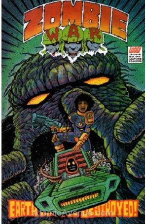 Zombie War: Earth Must Be Destroyed 3 published by FantaCo with cover art by Jim Whiting and Kevin Eastman