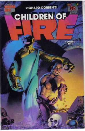 Children of Fire 2 published by Fantagor with cover art by Richard Corben