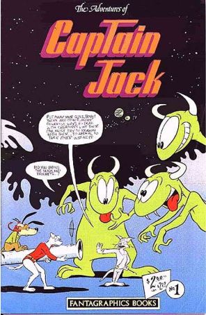 The Adventures of Captain Jack 1 published by Fantagraphics with cover art by Mike Kazaleh