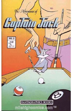 The Adventures of Captain Jack 2 published by Fantagraphics with cover art by Mike Kazaleh
