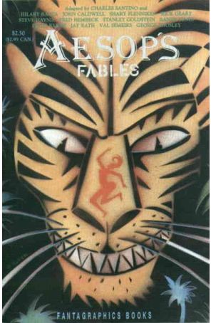 Aesop's Fables 1 published by Fantagraphics with cover art by Peter Kuper