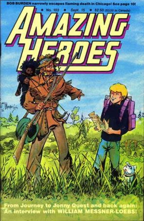 Amazing Heroes 103 published by Fantagraphics