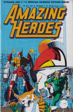 Amazing Heroes 104 published by Fantagraphics