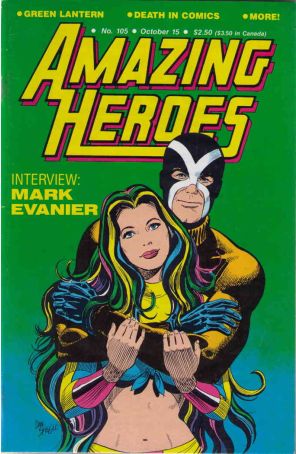 Amazing Heroes 105 published by Fantagraphics