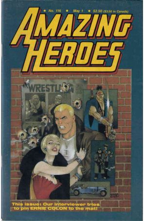 Amazing Heroes 116 published by Fantagraphics