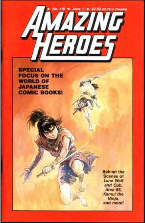 Amazing Heroes 118 published by Fantagraphics