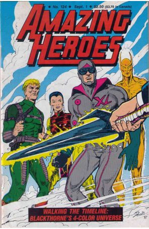Amazing Heroes 124 published by Fantagraphics