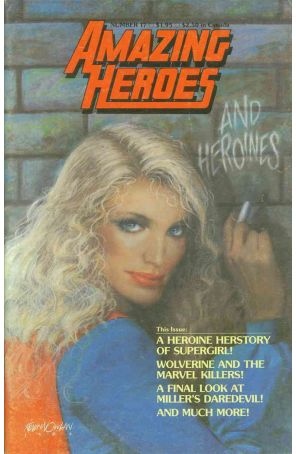 Amazing Heroes 17 published by Redbeard with cover art by Kevin Nowlan