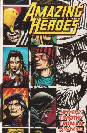 Amazing Heroes 180 published by Fantagraphics