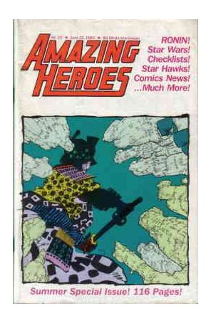 Amazing Heroes 25 published by Redbeard with cover art by Frank Miller