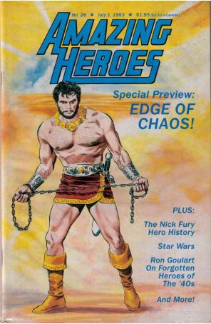 Amazing Heroes 26 published by Redbeard with cover art by Gray Morrow