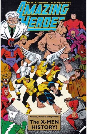 Amazing Heroes 54 published by Redbeard with cover art by Terry Austin