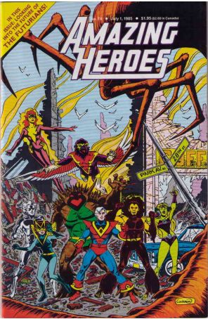 Amazing Heroes 74 published by Fantagraphics