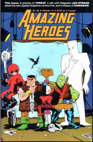 Amazing Heroes 89 published by Fantagraphics