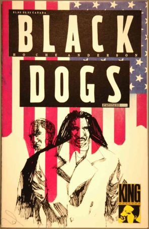 Black Dogs 1 published by Fantagraphics with cover art by Ho Che Anderson