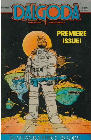Dalgoda 1 published by Fantagraphics with cover art by Dennis Fujitake