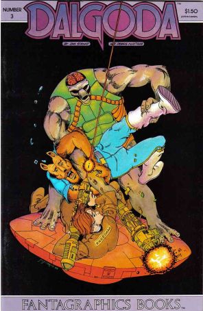 Dalgoda 3 published by Fantagraphics with cover art by Dennis Fujitake