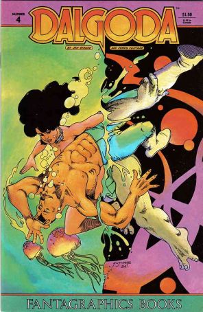 Dalgoda 4 published by Fantagraphics with cover art by Dennis Fujitake