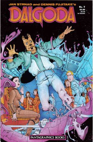 Dalgoda 7 published by Fantagraphics with cover art by Dennis Fujitake