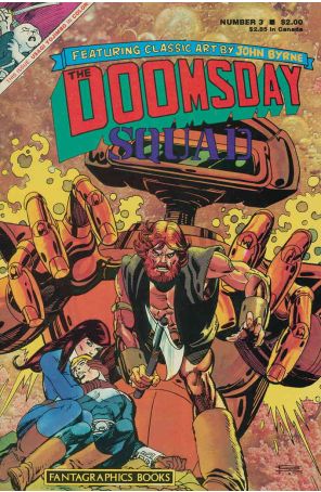 The Doomsday Squad 3 published by Fantagraphics with cover art by Gil Kane