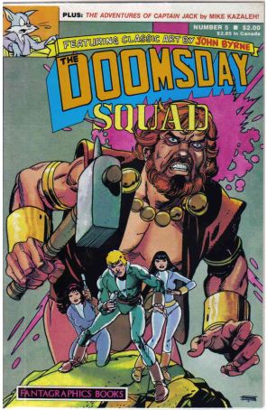 The Doomsday Squad 5 published by Fantagraphics with cover art by Gil Kane