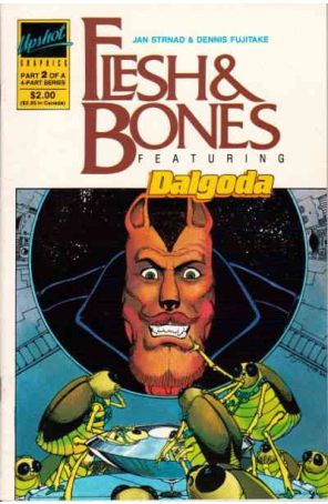 Flesh and Bones 2 published by Upshot with cover art by Dennis Fujitake