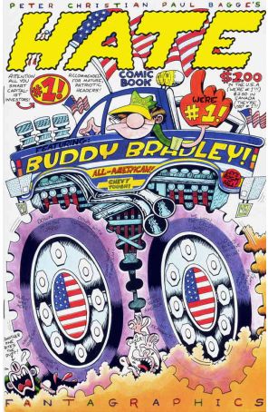 Hate 1 (2nd) published by Fantagraphics with cover art by Peter Bagge