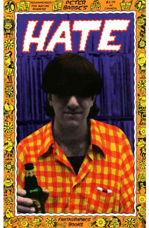 Hate 10 published by Fantagraphics with cover art by Peter Bagge