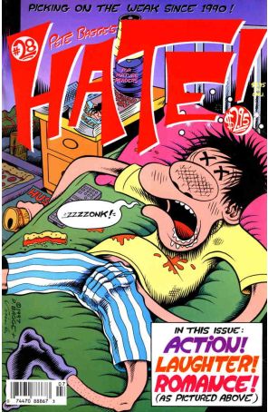 Hate 28 published by Fantagraphics with cover art by Peter Bagge