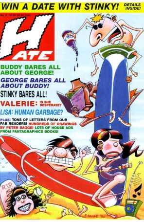 Hate 3 published by Fantagraphics with cover art by Peter Bagge