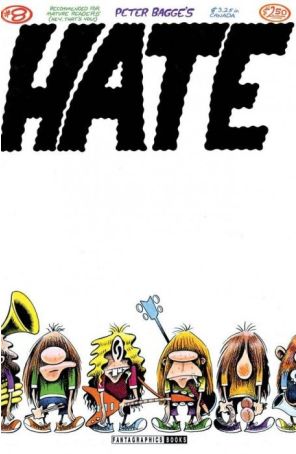 Hate 8 (3rd) published by Fantagraphics with cover art by Peter Bagge