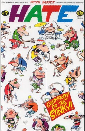 Hate 9 (3rd) published by Fantagraphics with cover art by Peter Bagge