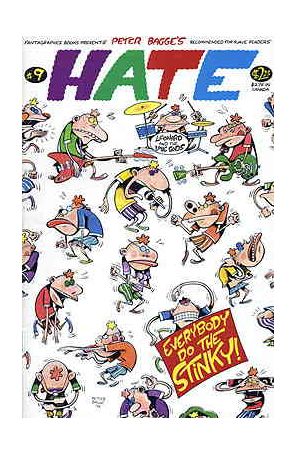 Hate 9 published by Fantagraphics with cover art by Peter Bagge